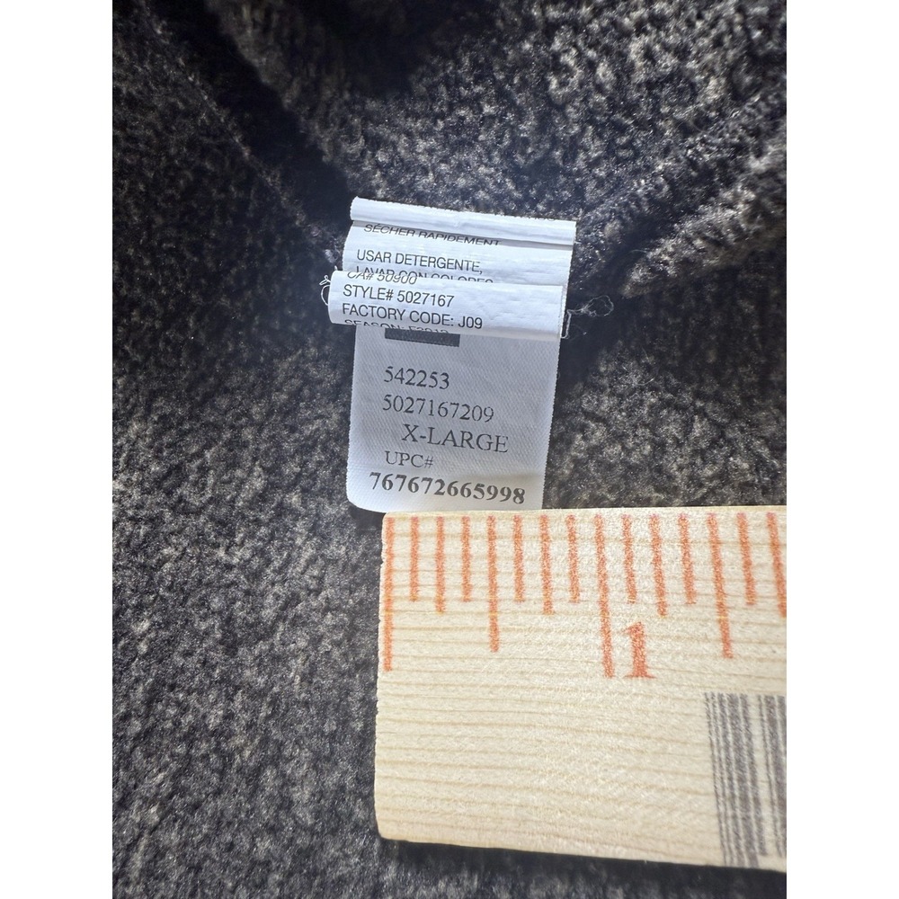 Van Heusen Flex 1/4 Zip Pullover Men's XL Brown Heather Classic Fit Long Sleeve - Picture 7 of 7